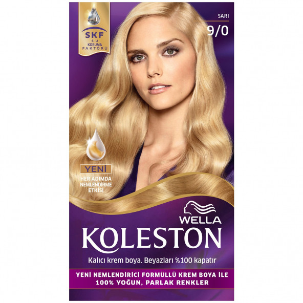 KOLESTON SARI SAÇ BOYASI 9/10 ürün görseli 1