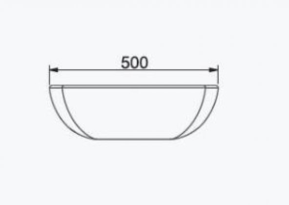 Seramiksan Natura Lavabo 50CM - Resim 4
