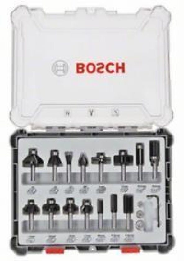 Bosch Freeze Seti 15 Parça Karışık 6 MM 2.607.017.471 ürün görseli 1