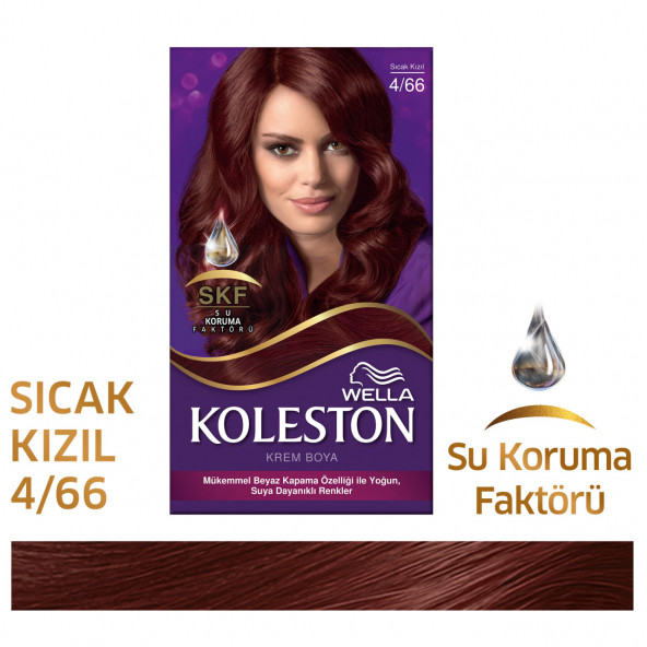 KOLESTON SICAK KIZIL SAÇ BOYASI 4/66 ürün görseli 1