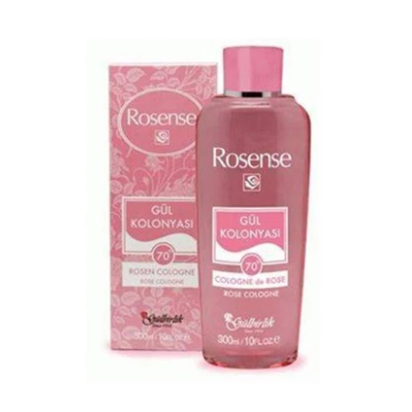 Rosense Kutulu Doğal Gül Kolonyası 70 Derece 300ML Pet Şişe ürün görseli 1