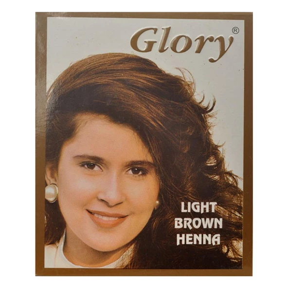 Glory Glory Açık Kahverengi Hint Kınası (Light Brown Henna) 10 Gr Paket ürün görseli 1
