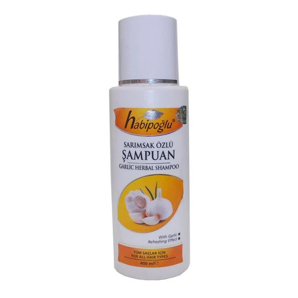 Habipoğlu Sarımsak Özlü Şampuanı 400ML Garlic Herbal Shampoo ürün görseli 1