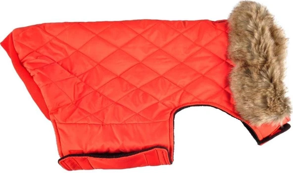 Flamingo Elia Peluş Kışlık Köpek Kıyafeti Kırmızı 40 Cm ürün görseli 1