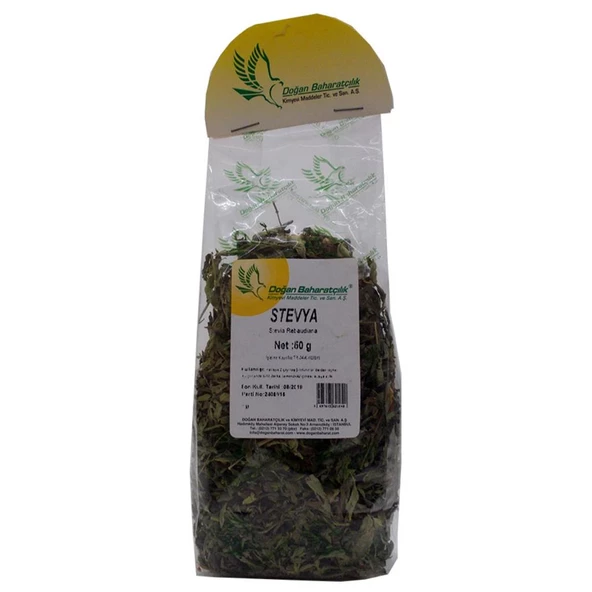 Doğan Baharatçılık Stevya 50Gr Doğal Şeker Otu Stevia Yaprağı ürün görseli 1