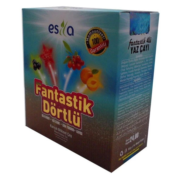 Esila Fantastik Dörtlü Yaz Karışık Bitki Poşet Çayı 45li Çay ürün görseli 1