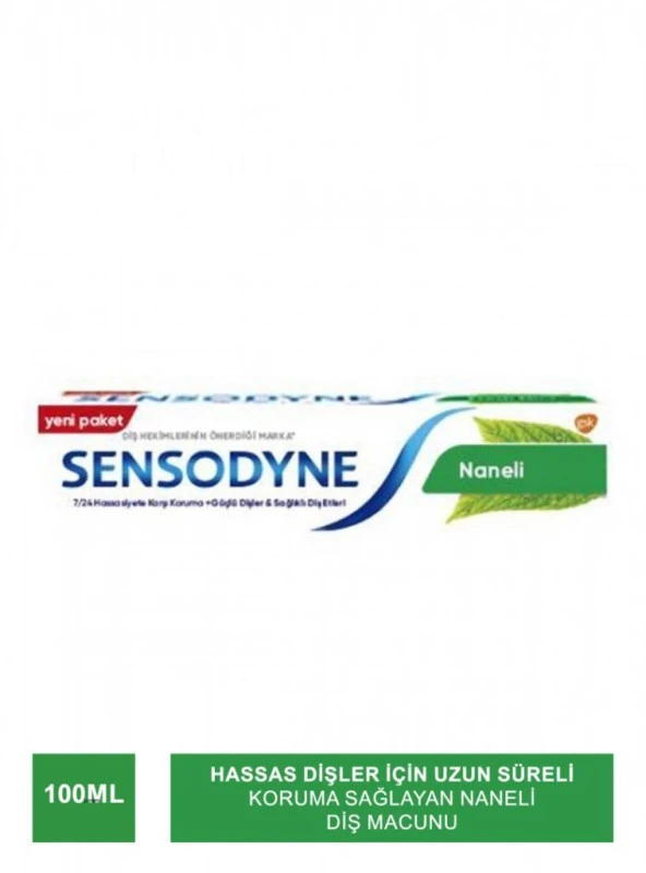 Sensodyne Naneli Diş Macunu 100 ml - Resim 2