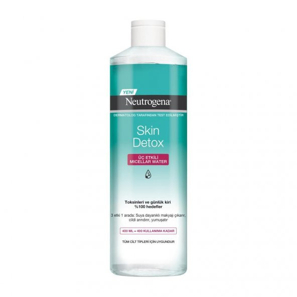 Neutrogena Skin Detox Üç Etkili Micellar Water 400 ml ürün görseli 1