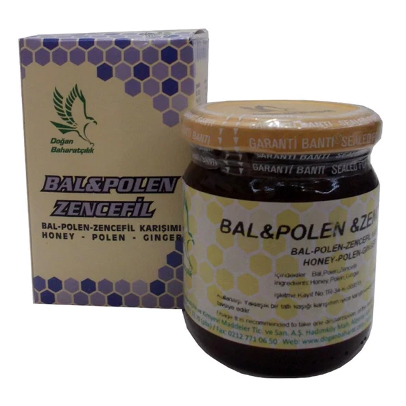 Doğan Baharatçılık Doğal Bal Polen Zencefil Karışımı Macun 230 G ürün görseli 1