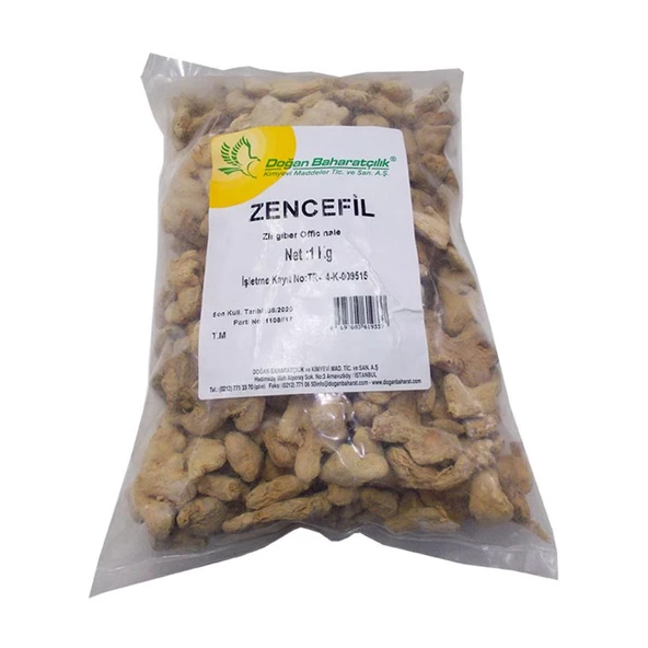 Doğan Baharatçılık Kök Zencefil 1 Kg Zencefil Kökü Kiloluk Paket ürün görseli 1