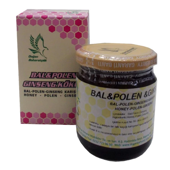 Doğan Baharatçılık Bal Polen Ginsengli Karışım 230 G Doğal Saf ürün görseli 1