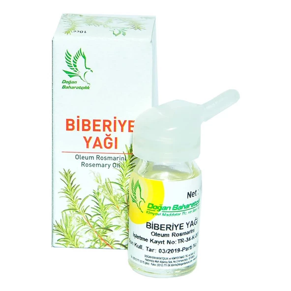 Doğan Baharatçılık Biberiye Yağı 10 cc Saf Doğal Rosemary Oil ml ürün görseli 1