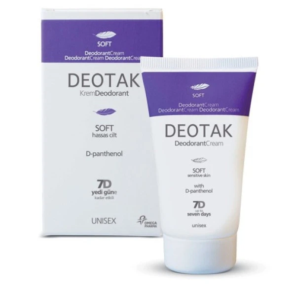 Deotak Deo Krem Soft Unisex 35ml ürün görseli 1