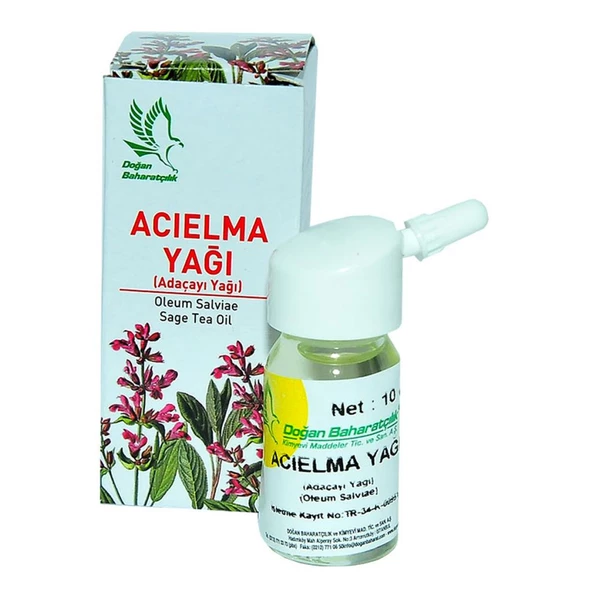 Doğan Baharatçılık Acı Elma Adaçayı Yağı 10cc Saf Ada Çayı Yağ ürün görseli 1