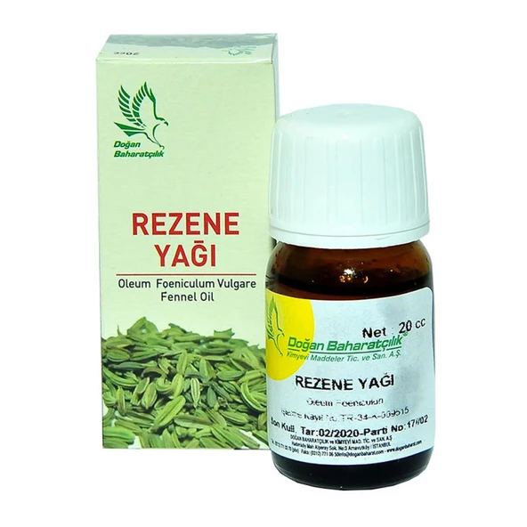 Doğan Baharatçılık Rezene Yağı 20 ML Katkısız Doğal Saf Cam Şişe ürün görseli 1