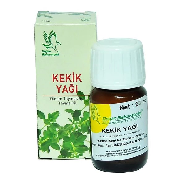 Doğan Baharatçılık Kekik Yağı 20 ML Doğal Saf Cam Şişe ürün görseli 1
