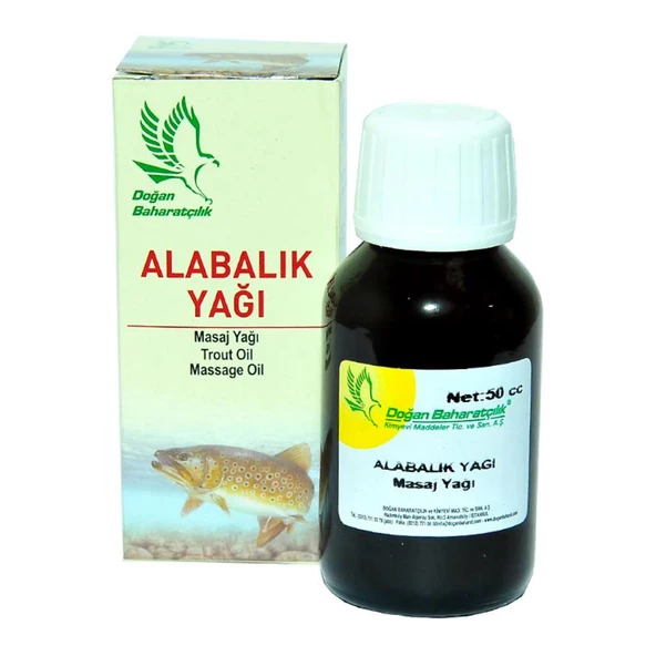 Doğan Baharatçılık Alabalık Yağı 50cc Doğal Masaj Yağı Trout Oil ürün görseli 1