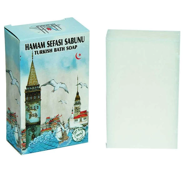 Saba El Yapımı Kostiksiz Kız Kulesi Hamam Sefası Sabunu 125GR ürün görseli 1