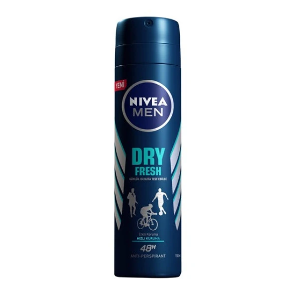 Nivea Men Dry Fresh Deodorant 150ml ürün görseli 1