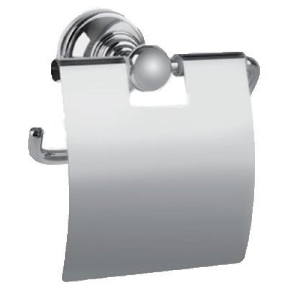 Serel Banyo Luna Tuvalet Kağıtlığı Kapaklı Krom 140110009 E.C.A ürün görseli 1