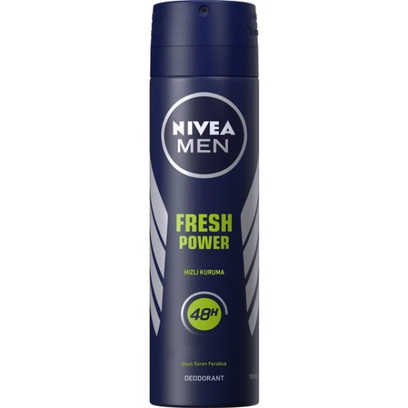 Nivea Sprey Fresh Power Deodorant Erkek 150ml ürün görseli 1