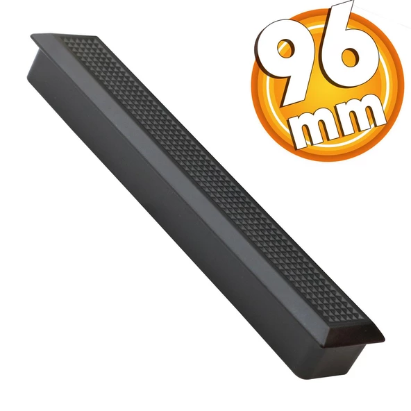 Monte Mobilya Mutfak Çekmece Dolap Dolabı Kapak Kulpu Kulbu Plastik Siyah Kulpları (96 MM-9.6 CM) ürün görseli 1