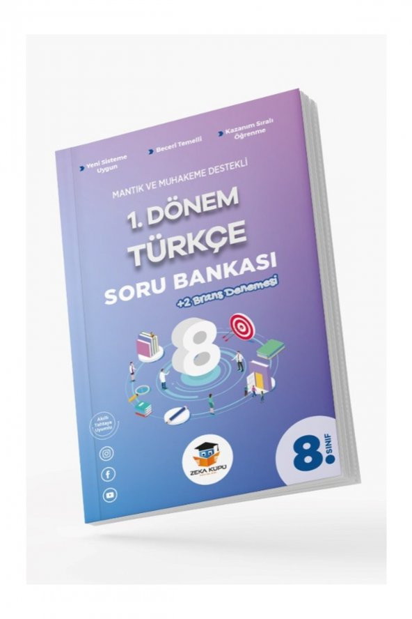 8.sınıf 1.dönem Türkçe Soru Bankası 2023 Lgs+2 Branş Denemesi ürün görseli 1
