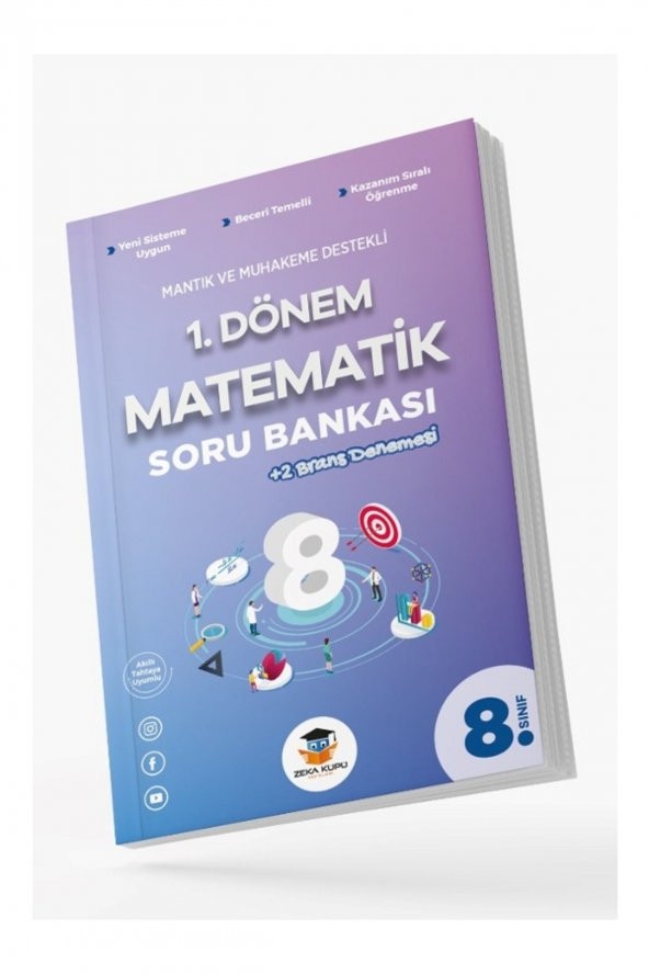 8.sınıf 1.dönem Matematik Soru Bankası 2023 Lgs+2 Branş Denemesi ürün görseli 1