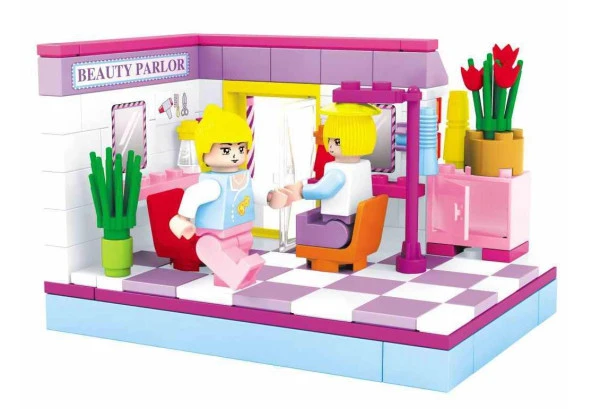 Ausini-Asya Bricks 24411, Fairyland 146 Parça Kuaför Salonu Lego Seti ürün görseli 1