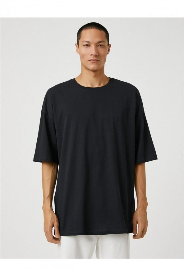 Y23 3sam10059hk Siyah 999 Erkek Jersey Pamuk T-shirt ürün görseli 1