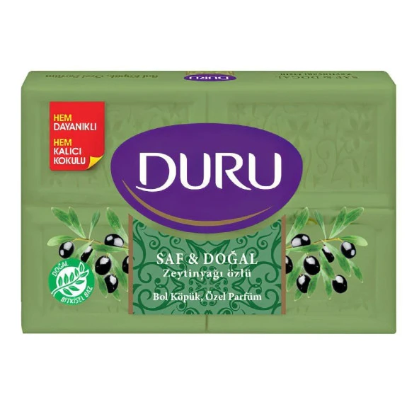 Duru Saf & Doğal Zeytinyağlı Sabun 4x150 gr ürün görseli 1