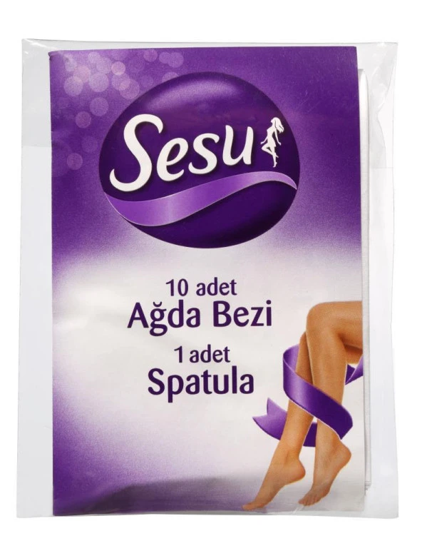 Sesu Ağda Bezi 10 Adet + Spatula ürün görseli 1