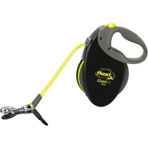 Flexi Geri Çekilebilir Tasma Neon Gıant Sarı M 8 Mt ürün görseli 1