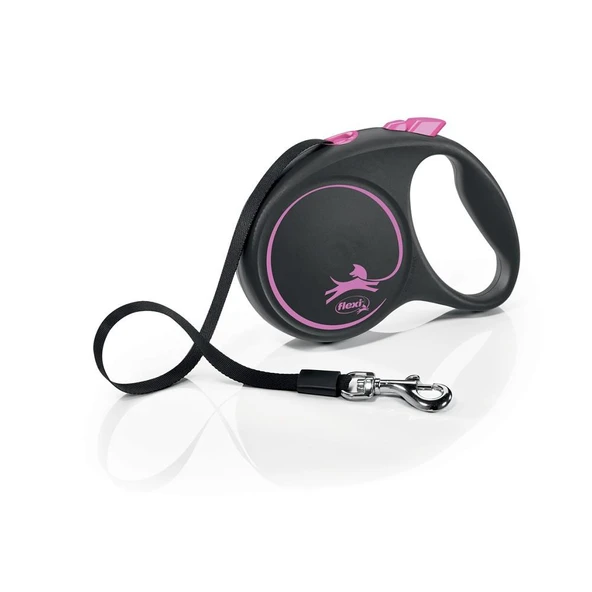 Flexi Black Desing 5 Mt Şerit L Pembe ürün görseli 1
