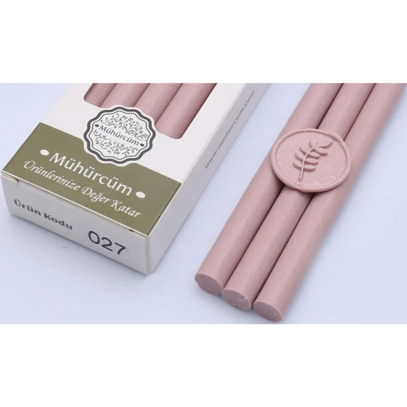 Mühür Mumu Çubuk 11mmx120mm 10 lu Paket Model:27 YAVRUAĞZI PASTEL ürün görseli 1