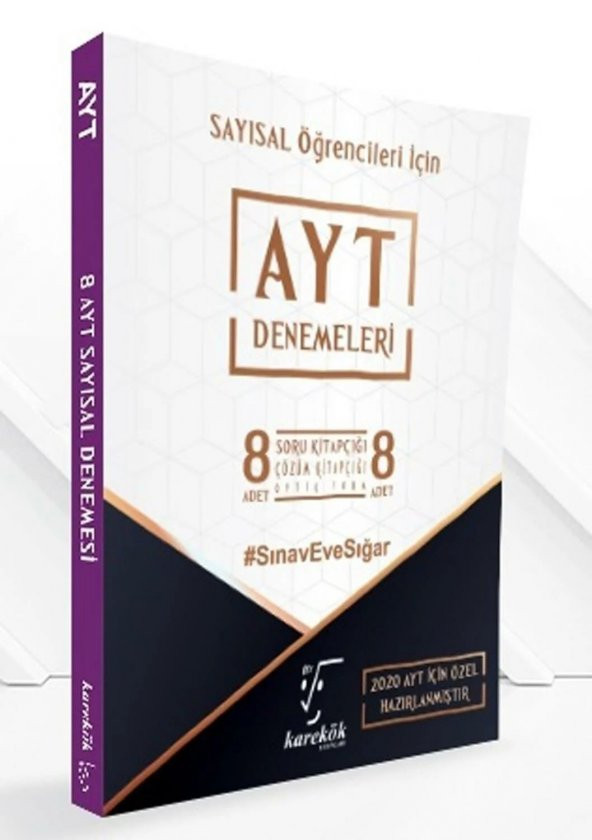 2020 Ayt Sayısal 8 Çözümlü Deneme ürün görseli 1