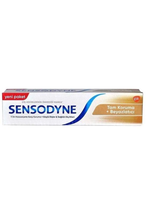 Sensodyne Tam Koruma Beyazlatıcı Diş Macunu 50 ml ürün görseli 1