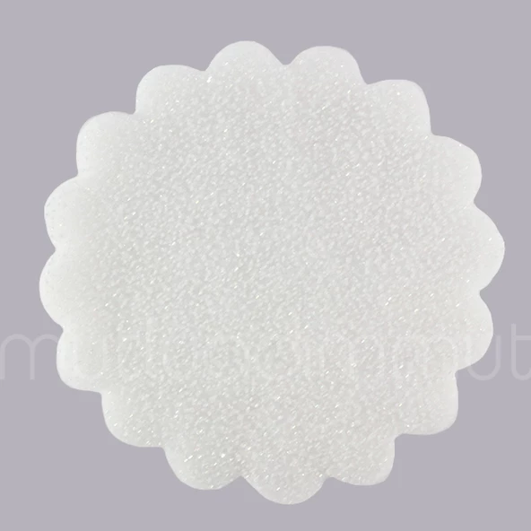 17cm 100 Adet Karlı Organze Tül - Resim 2