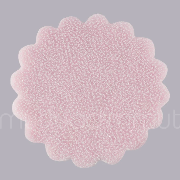 17cm 100 Adet Karlı Organze Tül - Resim 3