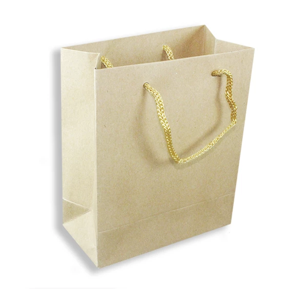 12 Adet 11x14cm Kraft Karton Hediyelik Çanta ürün görseli 1