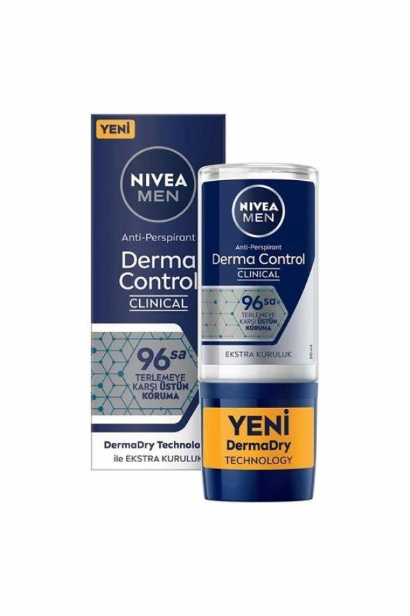 Nivea Men Derma Control Clinical Erkek Roll-On 50 ml ürün görseli 1