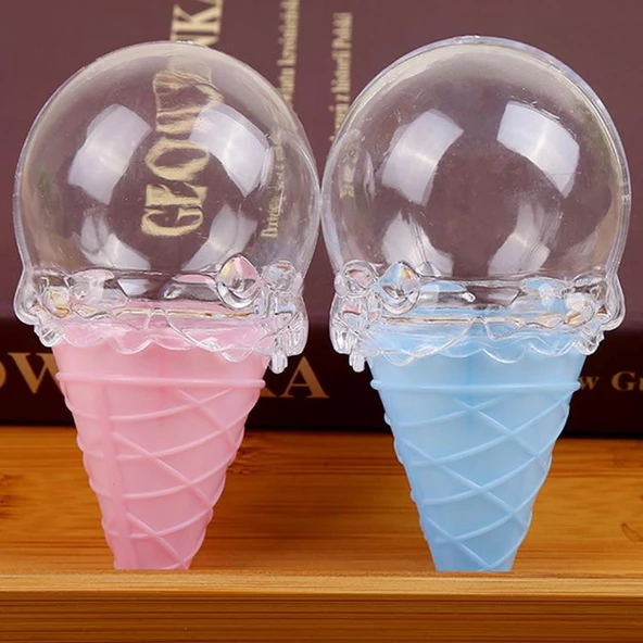 12 Adet 6x11cm Dondurma Külah Plastik Kutu ürün görseli 1