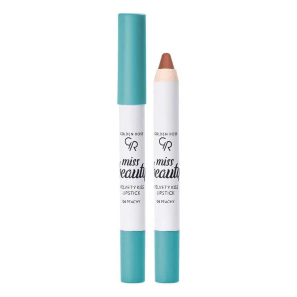 Golden Rose Miss Beauty Velvety Kiss Lipstick - 06 Peachy ürün görseli 1