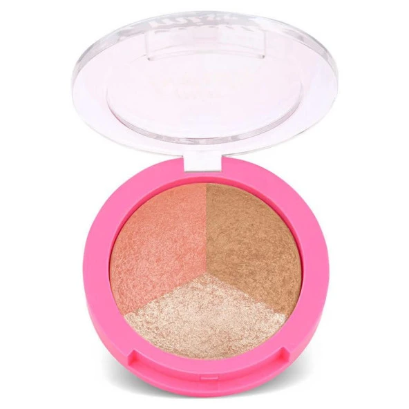 Golden Rose Miss Beauty Glow Baked Trio Allık ürün görseli 1