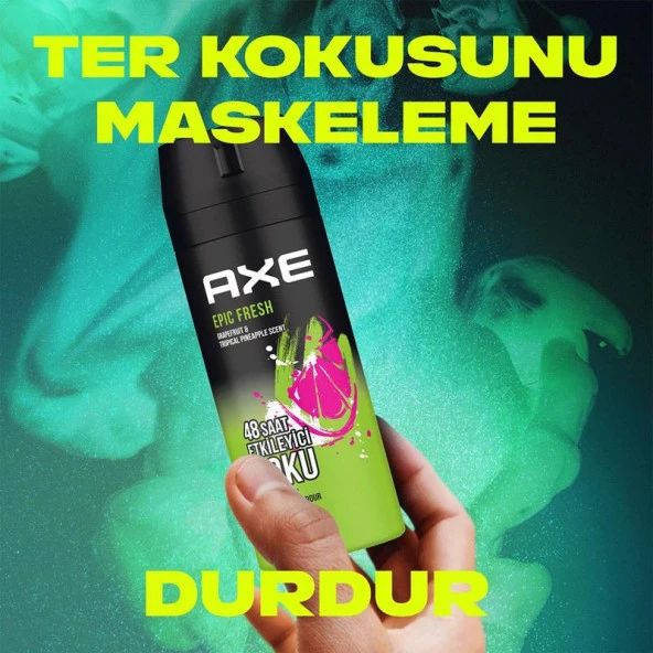 Axe Epic Fresh Erkek Deodorant Sprey 150 ml - Resim 2