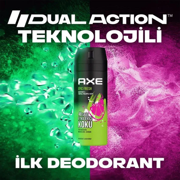 Axe Epic Fresh Erkek Deodorant Sprey 150 ml - Resim 3