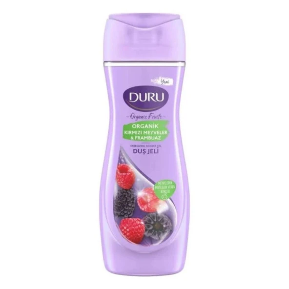 Duru Organic Fruits Organik Kırmızı Meyveler&Frambuaz Duş Jeli 450 ml ürün görseli 1