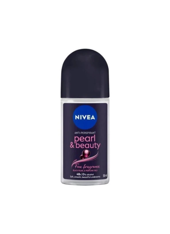 Nivea Pearl&Beauty Black Kadın Roll-On 50 ml ürün görseli 1