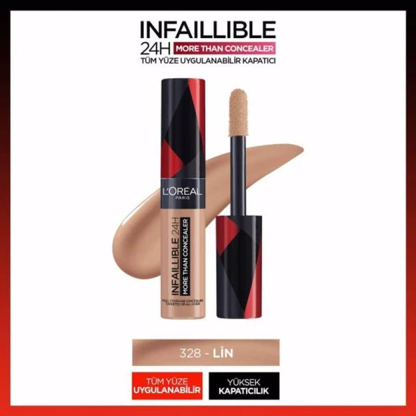L’Oréal Paris Infaillable Concealer Kapatıcı Linen 328 - Resim 2