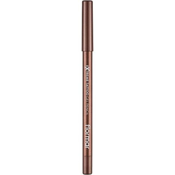 Flormar Extreme Tattoo Gel Pencil Göz Kalemi - 01 Glitzy Brown ürün görseli 1